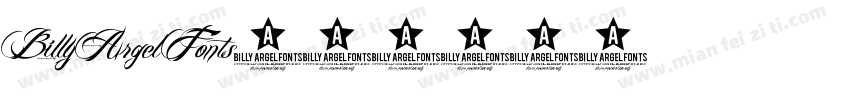 Billy Argel Fonts字体转换